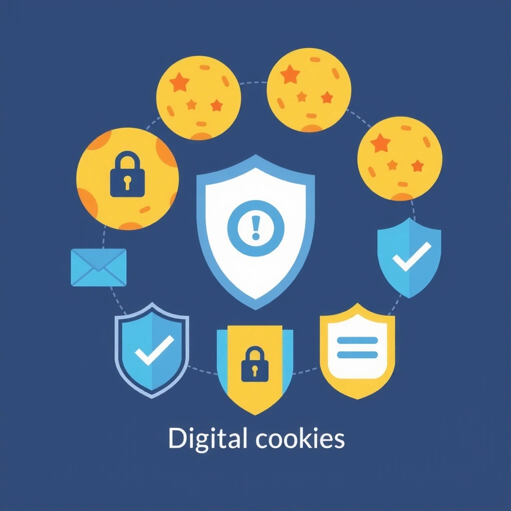 Cookies and digital privacy illustration